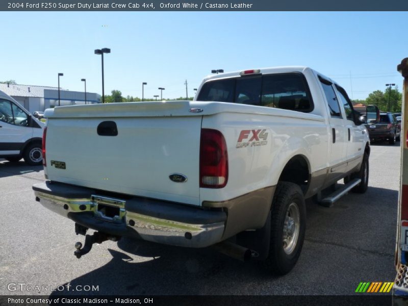 Oxford White / Castano Leather 2004 Ford F250 Super Duty Lariat Crew Cab 4x4