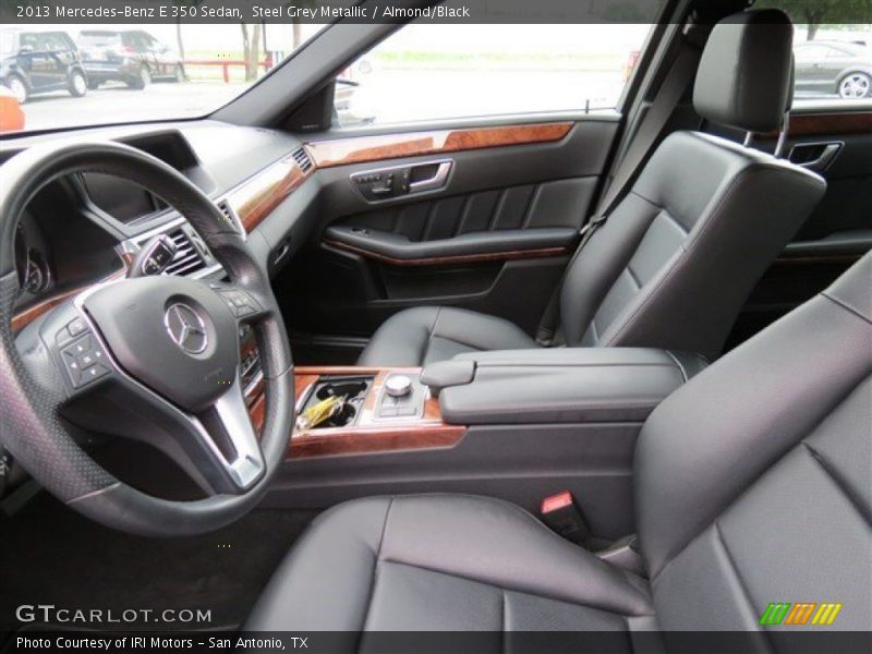 Steel Grey Metallic / Almond/Black 2013 Mercedes-Benz E 350 Sedan