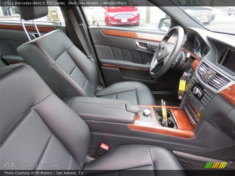Steel Grey Metallic / Almond/Black 2013 Mercedes-Benz E 350 Sedan