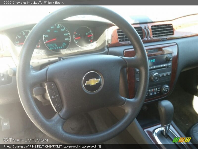 White / Ebony 2009 Chevrolet Impala LT