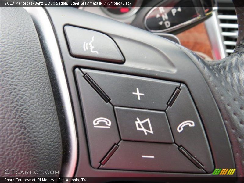 Steel Grey Metallic / Almond/Black 2013 Mercedes-Benz E 350 Sedan