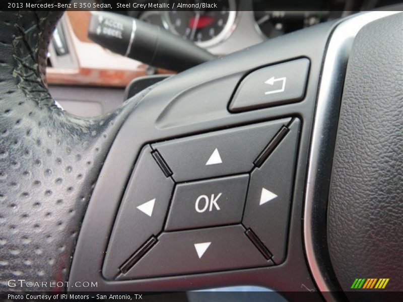 Steel Grey Metallic / Almond/Black 2013 Mercedes-Benz E 350 Sedan