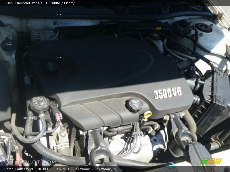 White / Ebony 2009 Chevrolet Impala LT