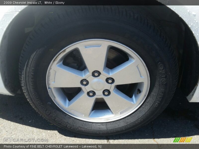 White / Ebony 2009 Chevrolet Impala LT