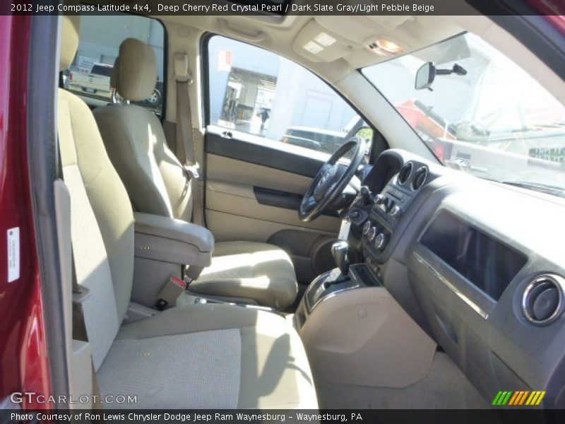 Deep Cherry Red Crystal Pearl / Dark Slate Gray/Light Pebble Beige 2012 Jeep Compass Latitude 4x4