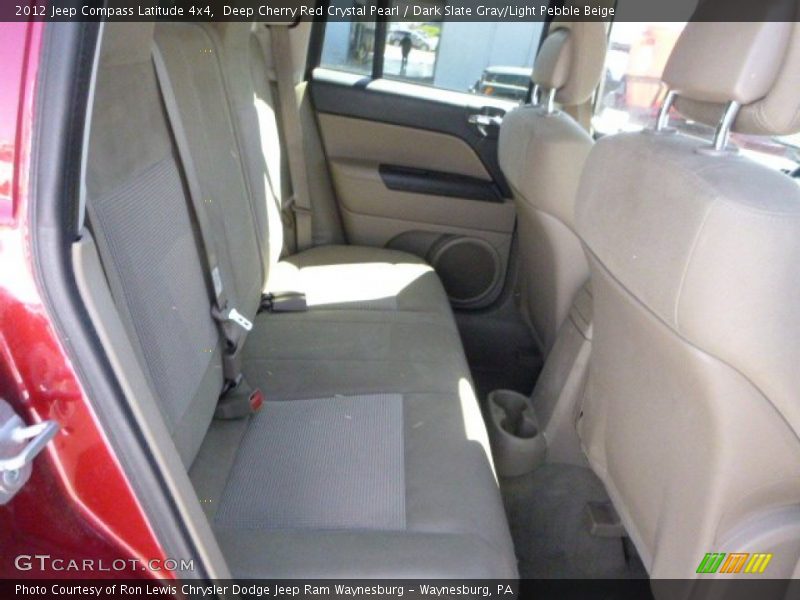 Deep Cherry Red Crystal Pearl / Dark Slate Gray/Light Pebble Beige 2012 Jeep Compass Latitude 4x4