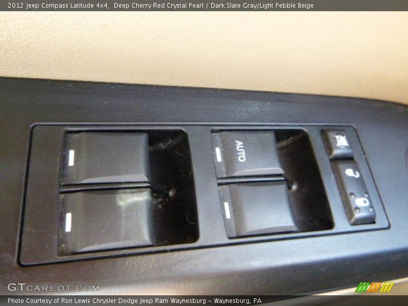 Deep Cherry Red Crystal Pearl / Dark Slate Gray/Light Pebble Beige 2012 Jeep Compass Latitude 4x4