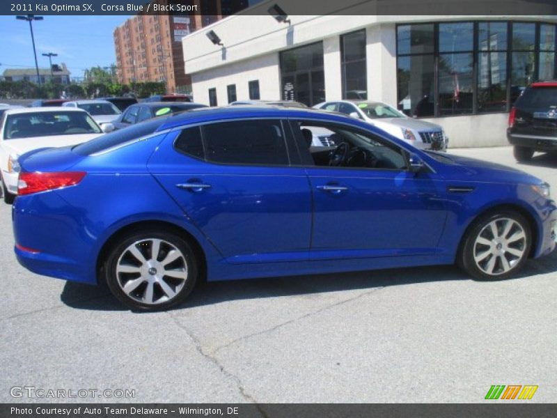 Corsa Blue / Black Sport 2011 Kia Optima SX