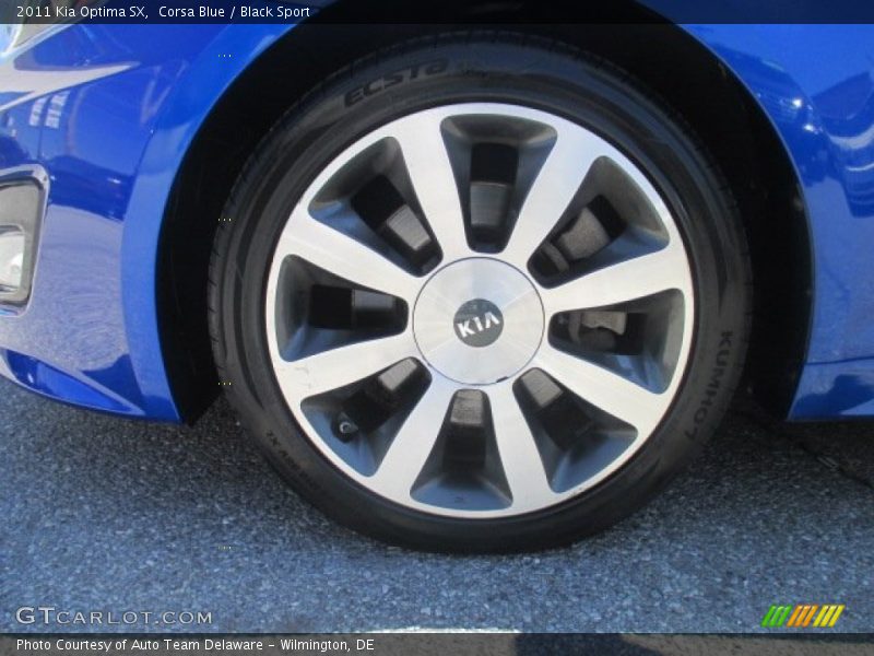 Corsa Blue / Black Sport 2011 Kia Optima SX