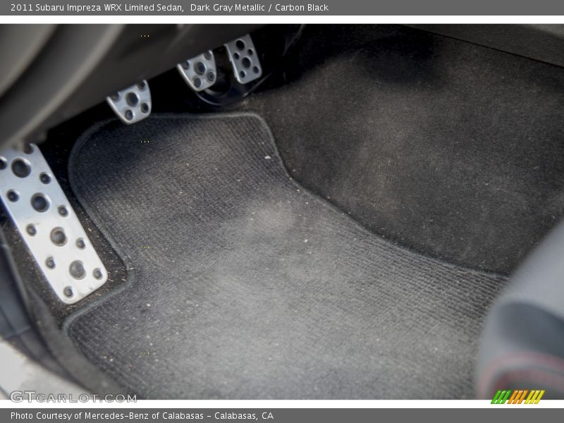 Dark Gray Metallic / Carbon Black 2011 Subaru Impreza WRX Limited Sedan