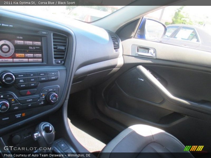 Corsa Blue / Black Sport 2011 Kia Optima SX