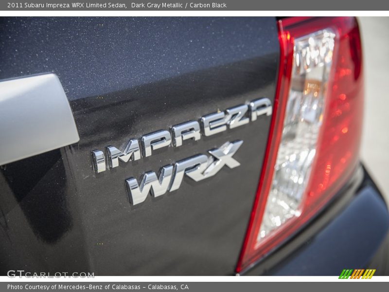 Dark Gray Metallic / Carbon Black 2011 Subaru Impreza WRX Limited Sedan