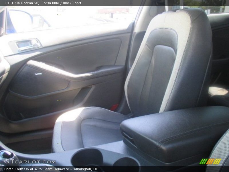 Corsa Blue / Black Sport 2011 Kia Optima SX