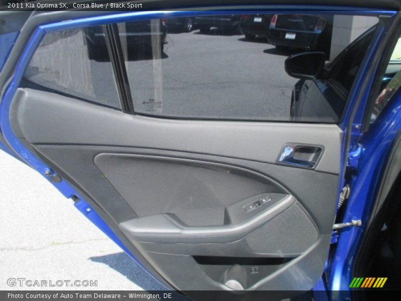 Corsa Blue / Black Sport 2011 Kia Optima SX