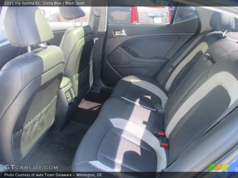 Corsa Blue / Black Sport 2011 Kia Optima SX