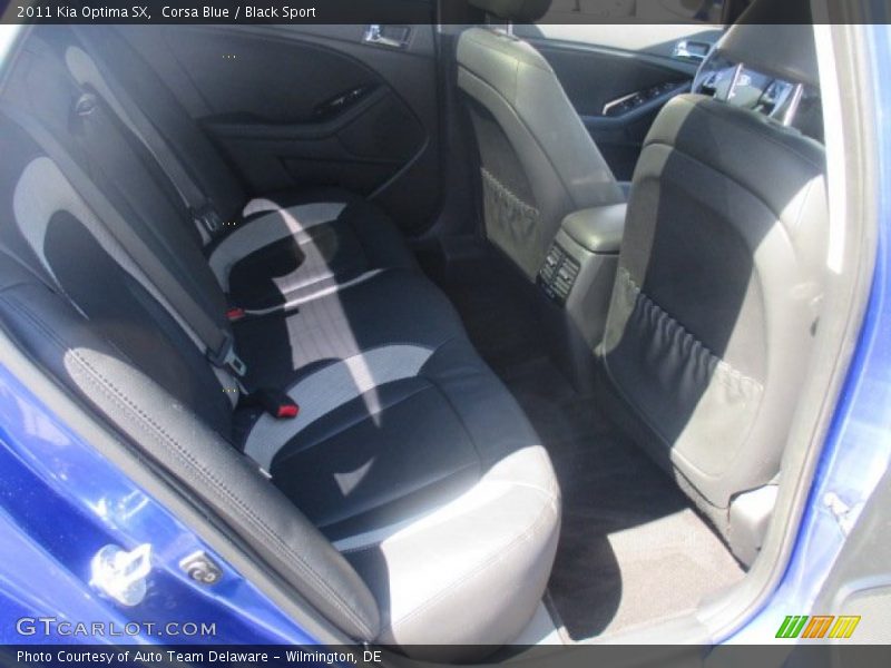 Corsa Blue / Black Sport 2011 Kia Optima SX