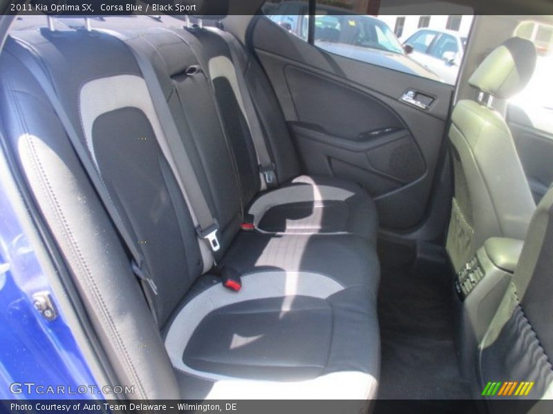 Corsa Blue / Black Sport 2011 Kia Optima SX