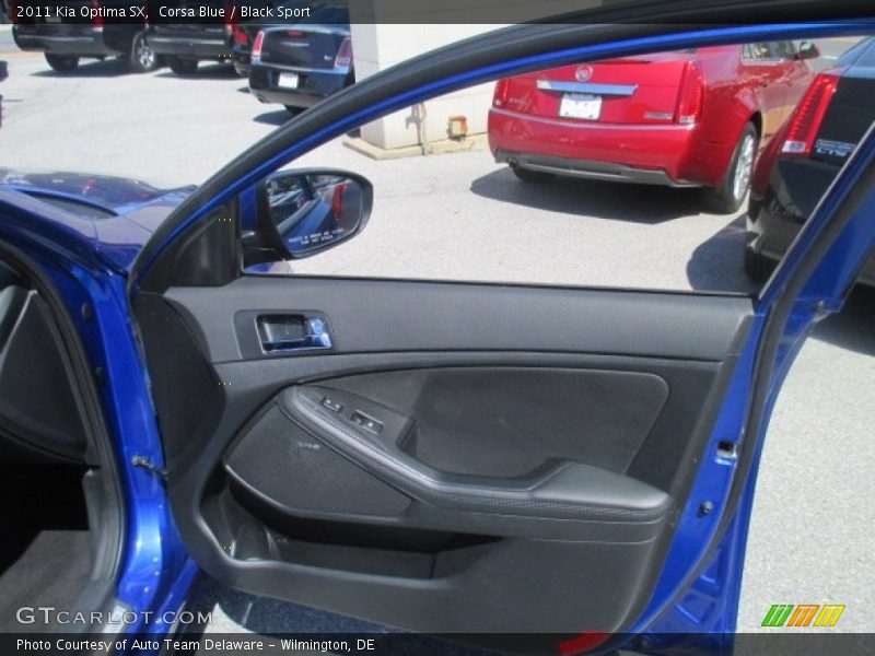 Corsa Blue / Black Sport 2011 Kia Optima SX