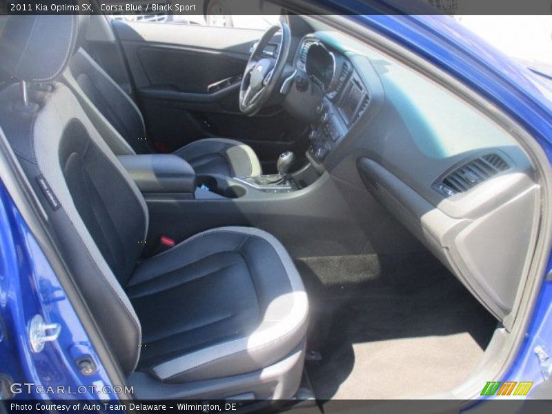 Corsa Blue / Black Sport 2011 Kia Optima SX