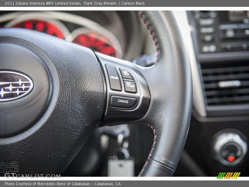 Dark Gray Metallic / Carbon Black 2011 Subaru Impreza WRX Limited Sedan