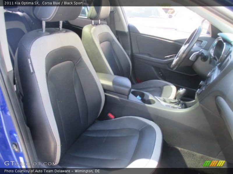 Corsa Blue / Black Sport 2011 Kia Optima SX