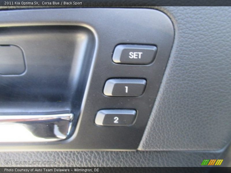 Corsa Blue / Black Sport 2011 Kia Optima SX