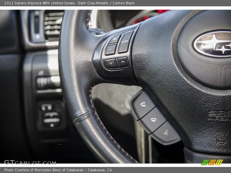 Dark Gray Metallic / Carbon Black 2011 Subaru Impreza WRX Limited Sedan