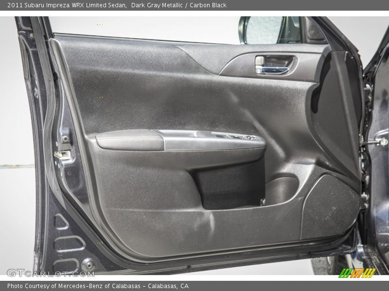 Dark Gray Metallic / Carbon Black 2011 Subaru Impreza WRX Limited Sedan