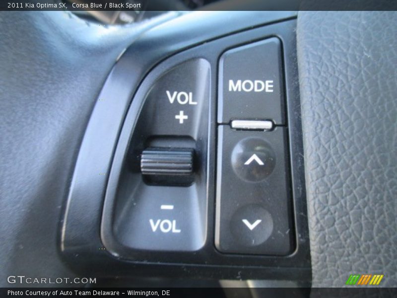 Corsa Blue / Black Sport 2011 Kia Optima SX