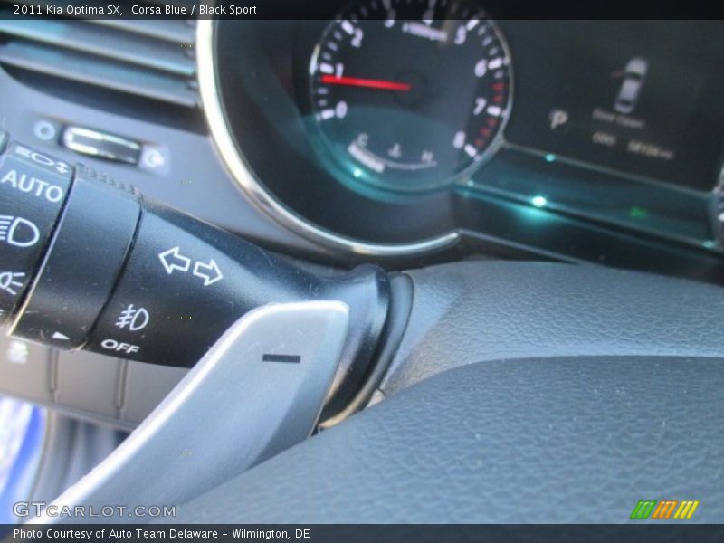 Corsa Blue / Black Sport 2011 Kia Optima SX