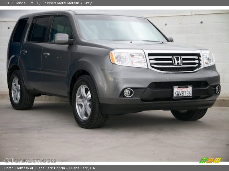 Polished Metal Metallic / Gray 2012 Honda Pilot EX