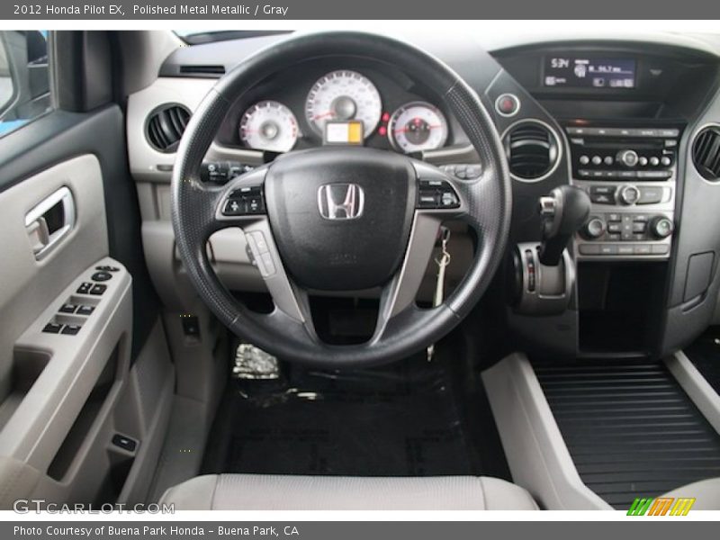 Polished Metal Metallic / Gray 2012 Honda Pilot EX