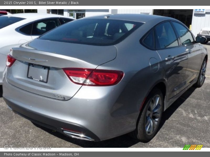 Billet Silver Metallic / Black 2015 Chrysler 200 S