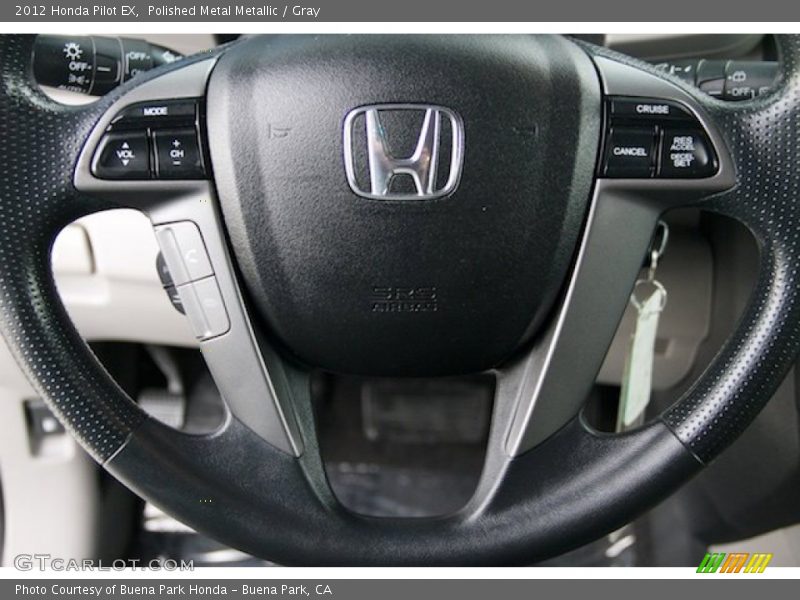 Polished Metal Metallic / Gray 2012 Honda Pilot EX