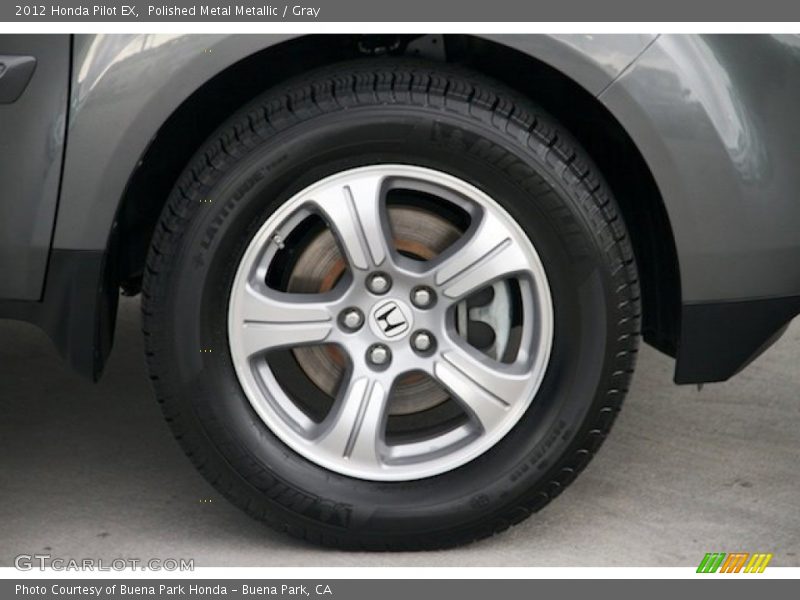 Polished Metal Metallic / Gray 2012 Honda Pilot EX