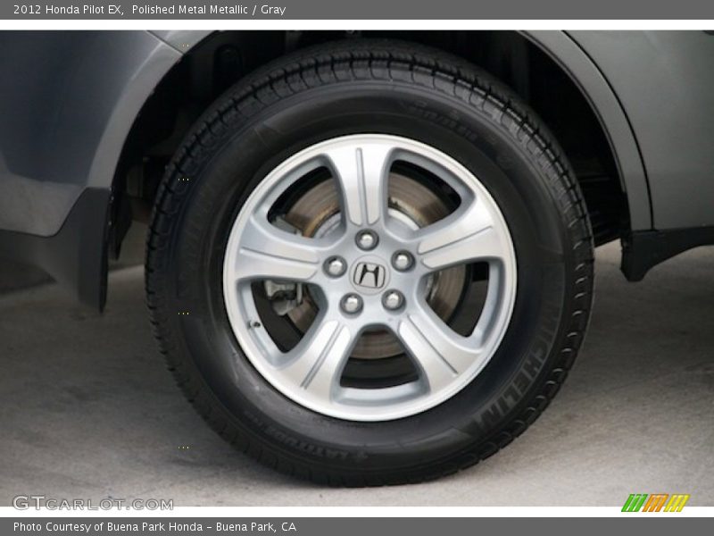 Polished Metal Metallic / Gray 2012 Honda Pilot EX