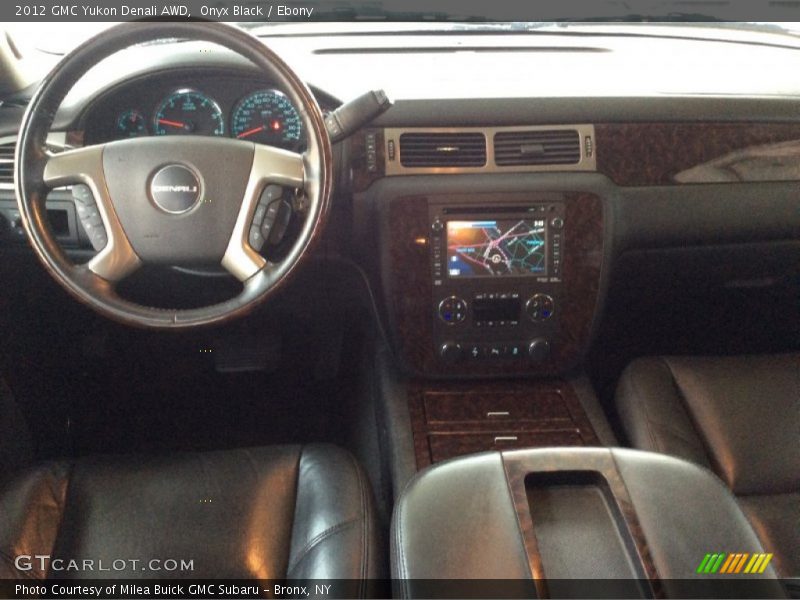 Onyx Black / Ebony 2012 GMC Yukon Denali AWD