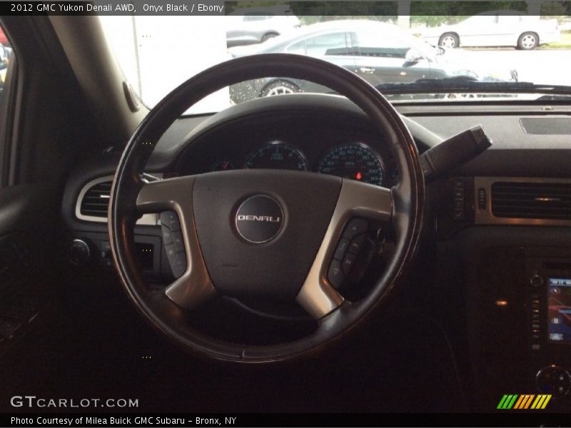 Onyx Black / Ebony 2012 GMC Yukon Denali AWD