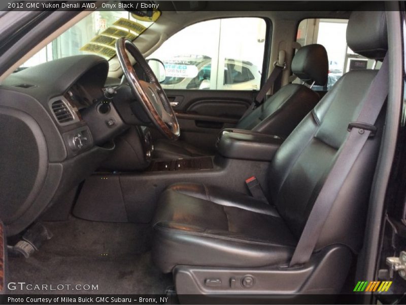 Onyx Black / Ebony 2012 GMC Yukon Denali AWD