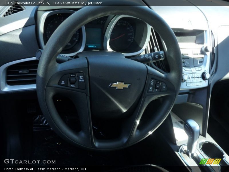 Blue Velvet Metallic / Jet Black 2015 Chevrolet Equinox LS