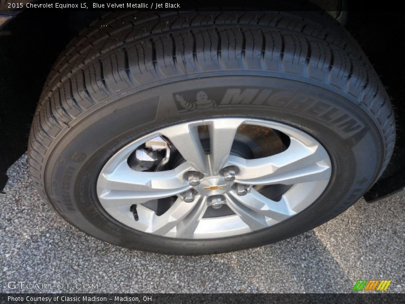 Blue Velvet Metallic / Jet Black 2015 Chevrolet Equinox LS