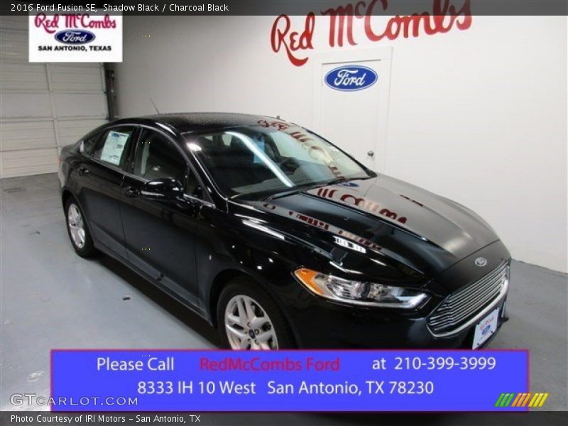 Shadow Black / Charcoal Black 2016 Ford Fusion SE