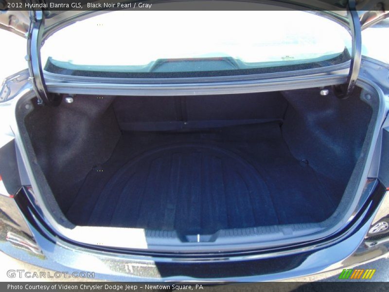 Black Noir Pearl / Gray 2012 Hyundai Elantra GLS