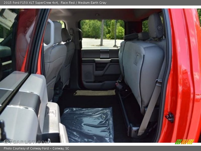 Race Red / Medium Earth Gray 2015 Ford F150 XLT SuperCrew 4x4
