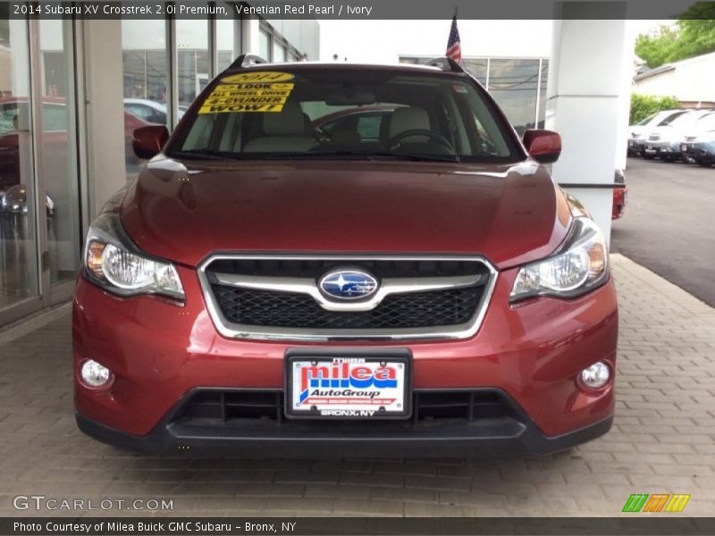 Venetian Red Pearl / Ivory 2014 Subaru XV Crosstrek 2.0i Premium