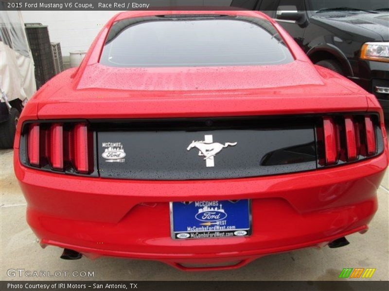 Race Red / Ebony 2015 Ford Mustang V6 Coupe