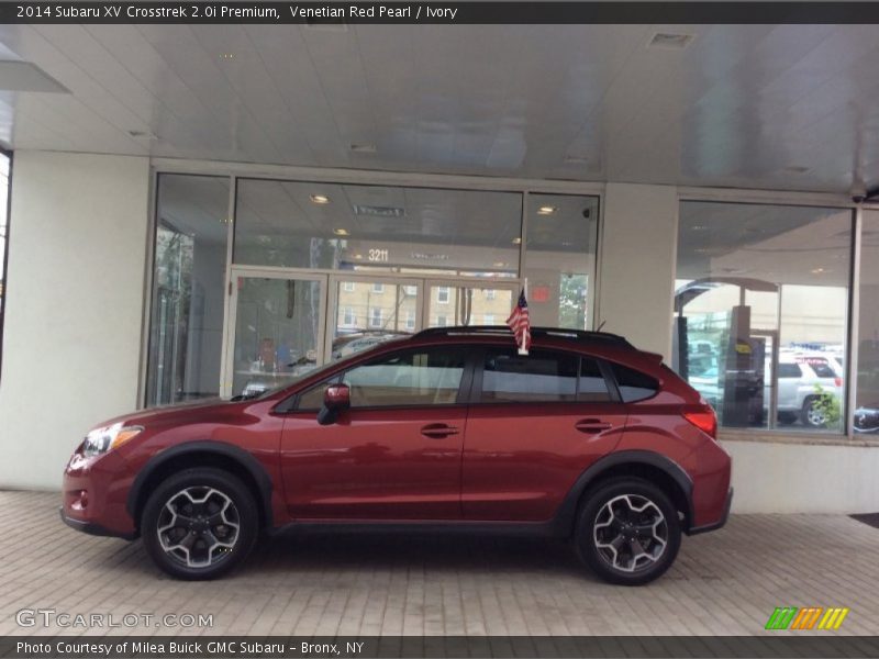 Venetian Red Pearl / Ivory 2014 Subaru XV Crosstrek 2.0i Premium