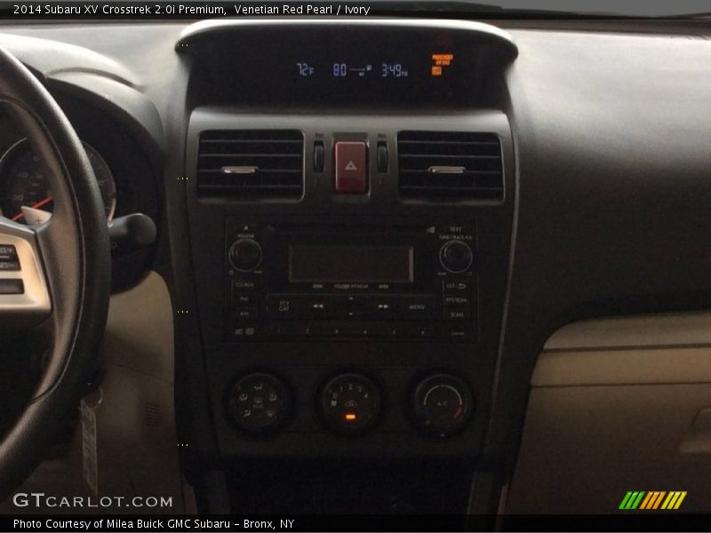 Venetian Red Pearl / Ivory 2014 Subaru XV Crosstrek 2.0i Premium