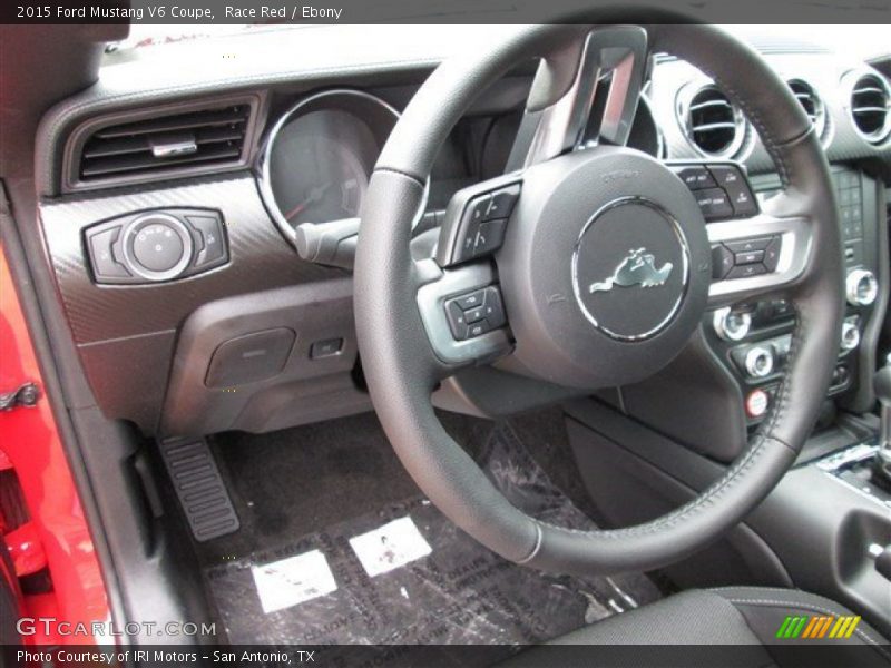 Race Red / Ebony 2015 Ford Mustang V6 Coupe