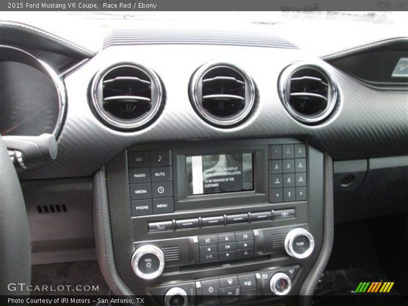 Race Red / Ebony 2015 Ford Mustang V6 Coupe